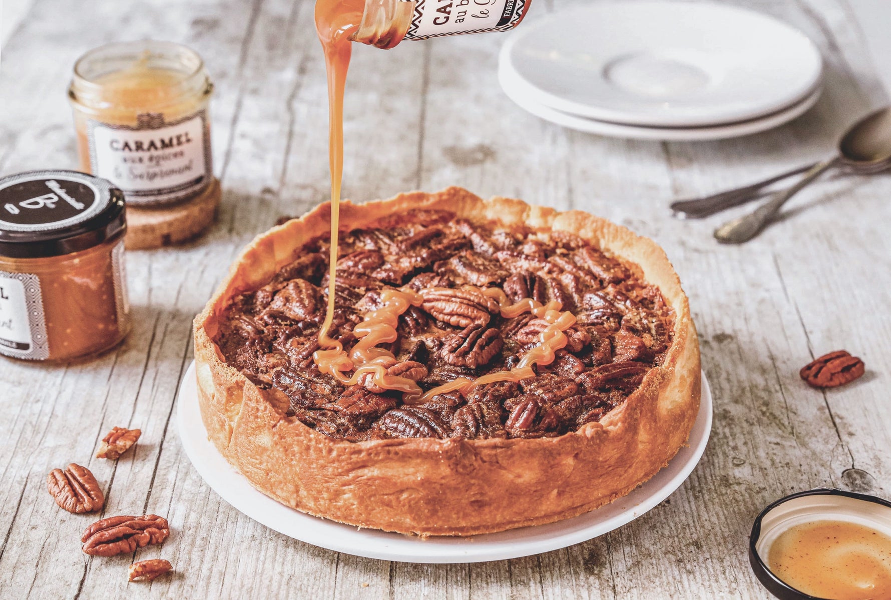 Tarte au Caramel et Noix de Pécan