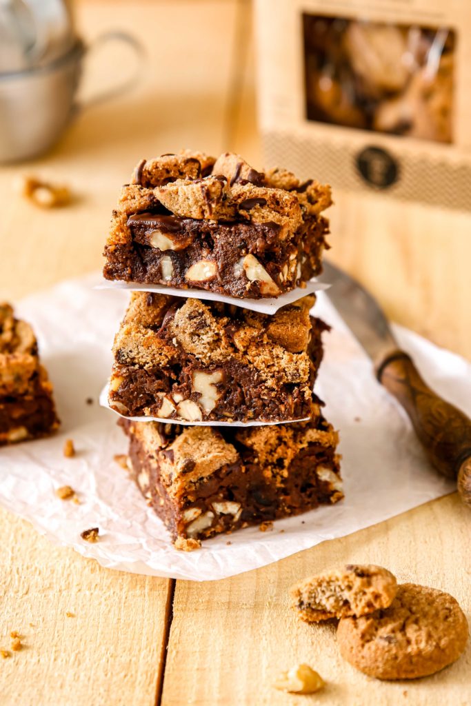 Brookie sans cuisson et san gluten aux Breizh Cookies Mademoiselle Breizh