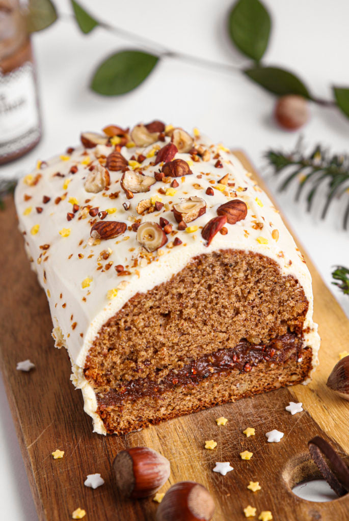 Bûche de Noël Noisettes & Sarrasin