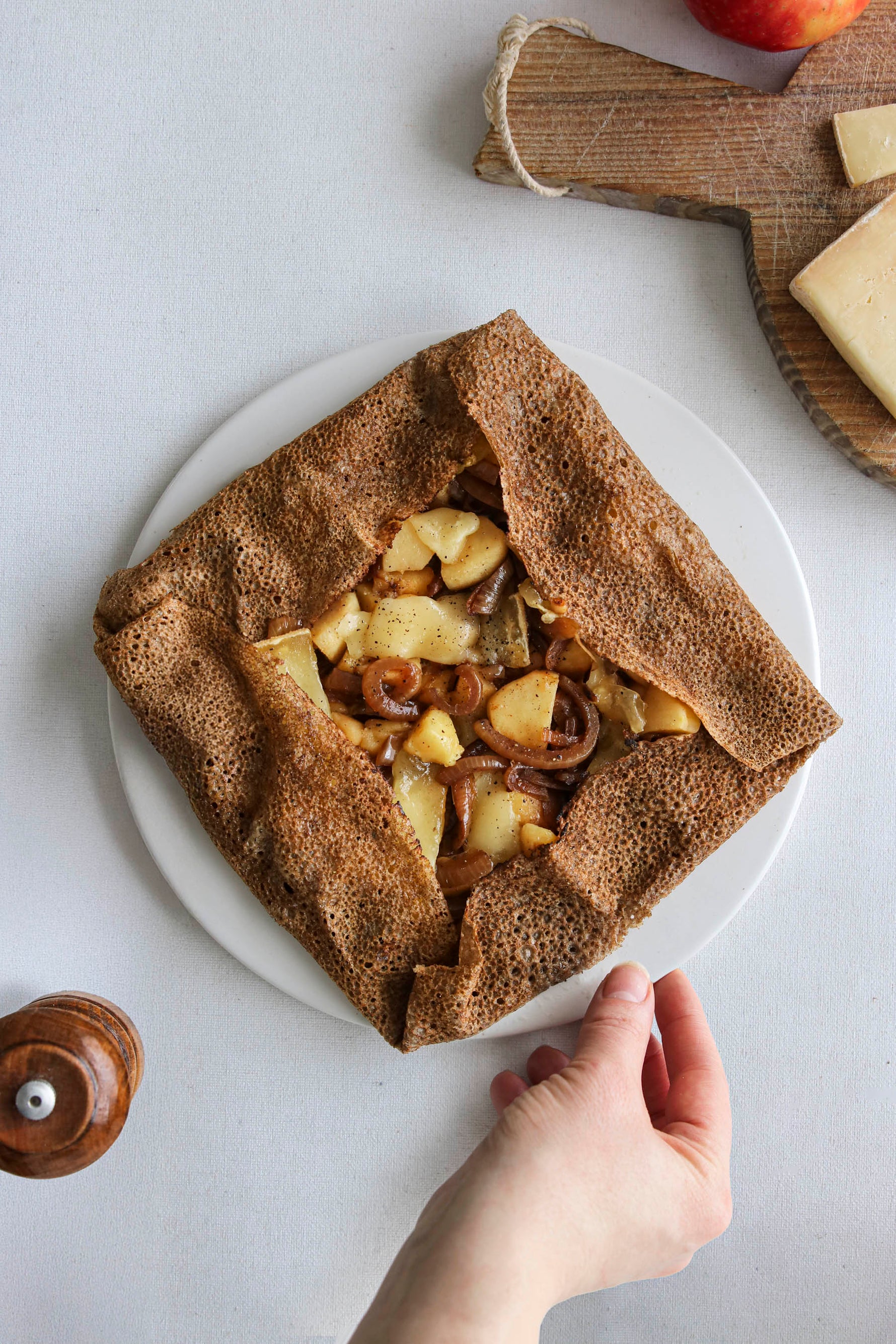 Galette Pommes-Oignons-Cantal