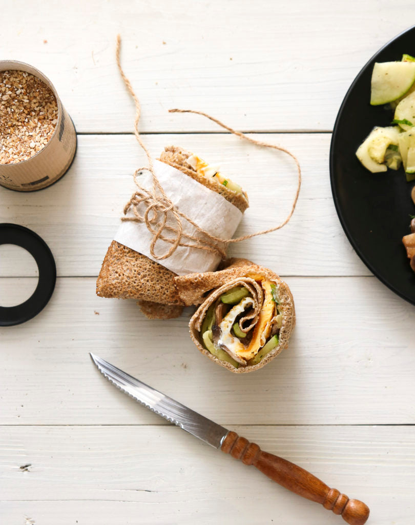 La recette d’Agathe Duchesne : le wrap de Galettes Mademoiselle Breizh