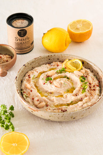 Houmous haricots et gomasio