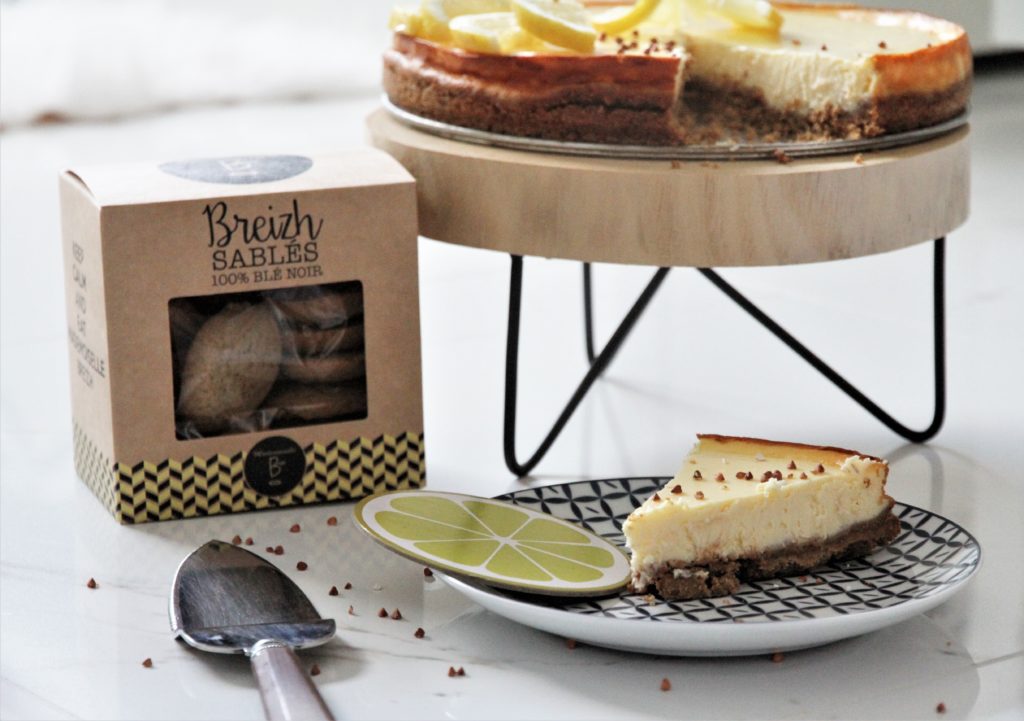 Cheesecake citron aux Breizh Sablés