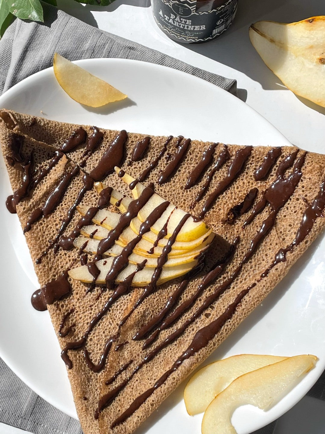 Galette poire chocolat