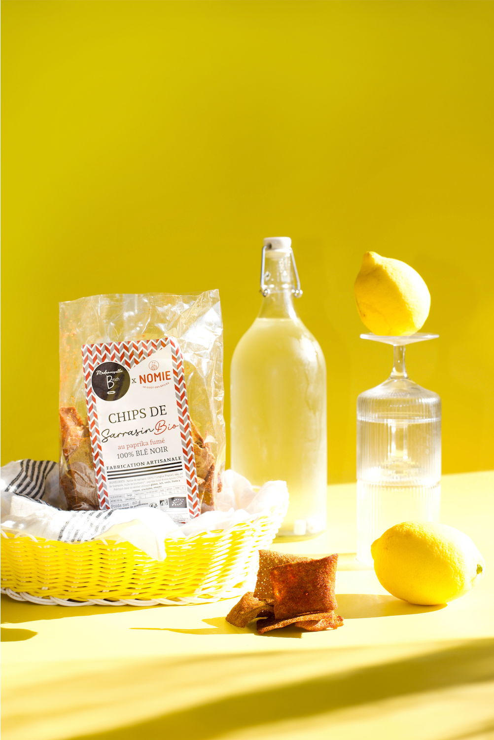 Chips de sarrasin au paprika fumé