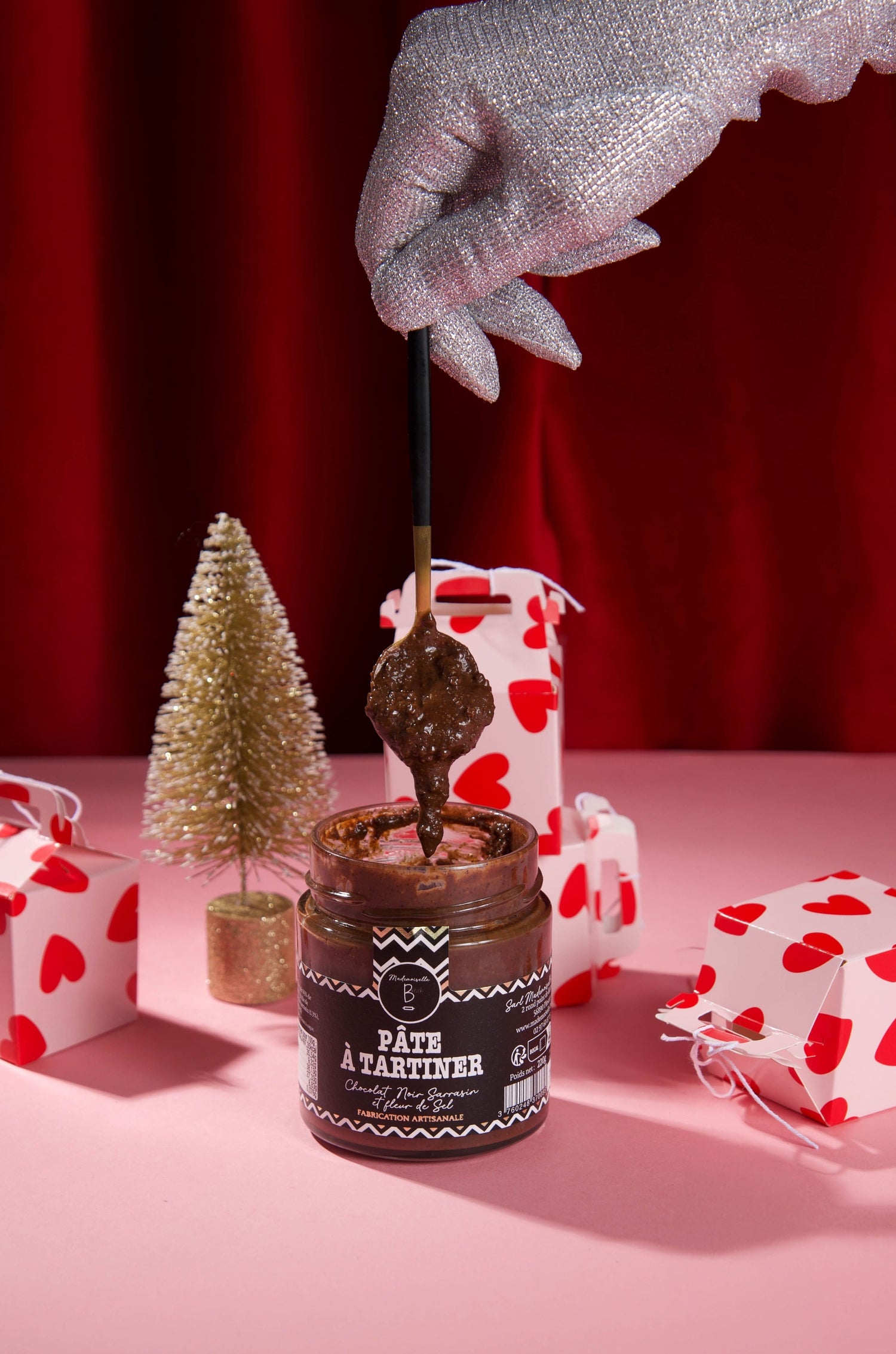 Pâte à tartiner au chocolat noir, sarrasin & fleur de sel