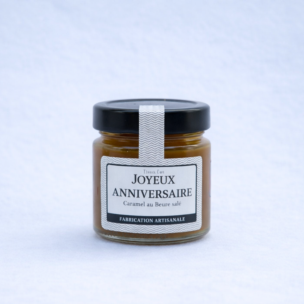 Caramel au beurre salé JOYEUX ANNIVERSAIRE