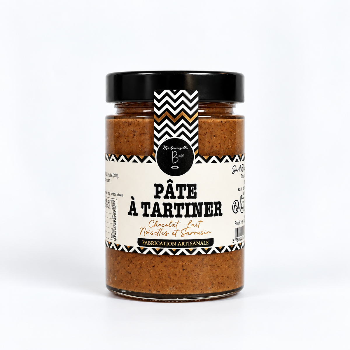 Pâte à tartiner noisettes et sarrasin