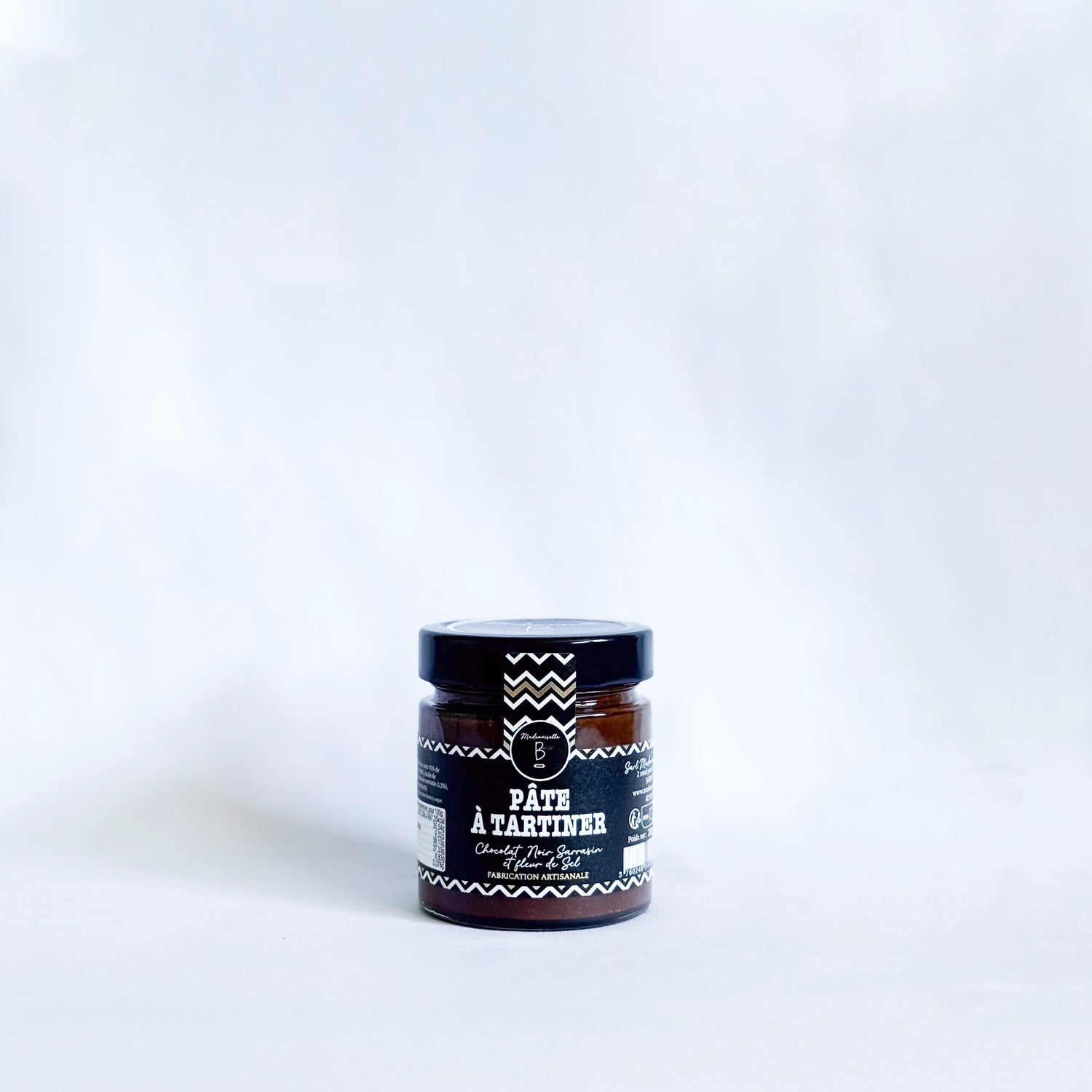 Pâte à tartiner au chocolat noir, sarrasin & fleur de sel