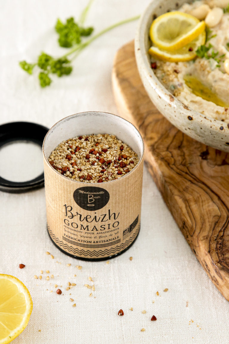 Gomasio/gomasio breton/ Vannes/ breton / Bretagne/ Cadeau Noël breton/ Sel/ artisanale/ Sésame/ graine de sarrasin Reductionde sel/ Aliments qui réduit le sel 